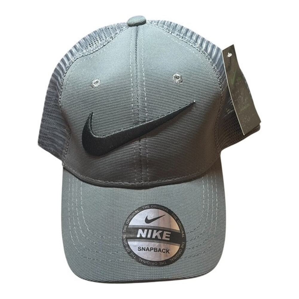 Nike Unisex Snapback NWT Golf Classic Vented Performance Flex Hat Gray Sports